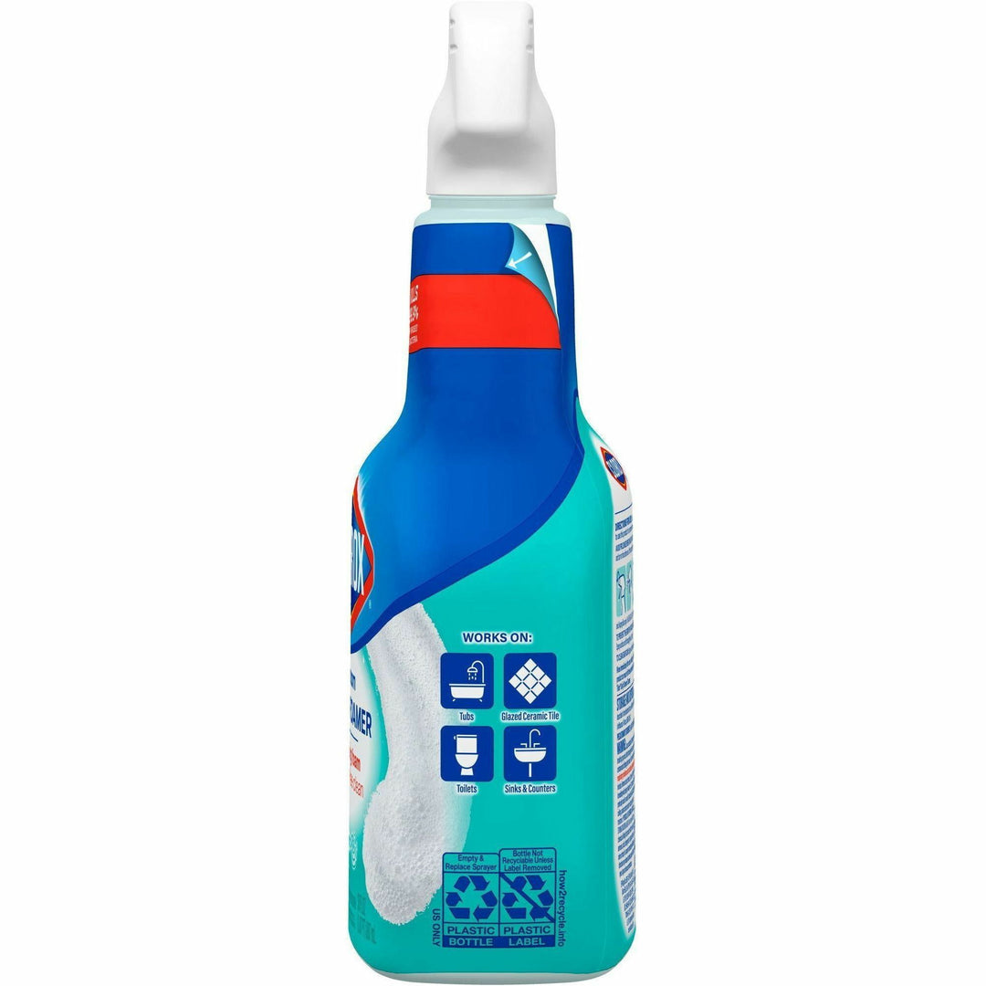 Image of Clorox® Bathroom Bleach, Foamer, Spray Bottle, 30 fl oz, 9/CT, Clear