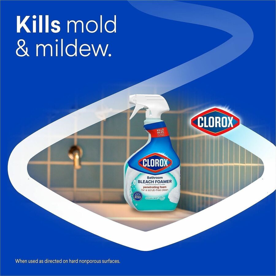 Image of Clorox 30614CT Disinfecting Bathroom Foamer with Bleach