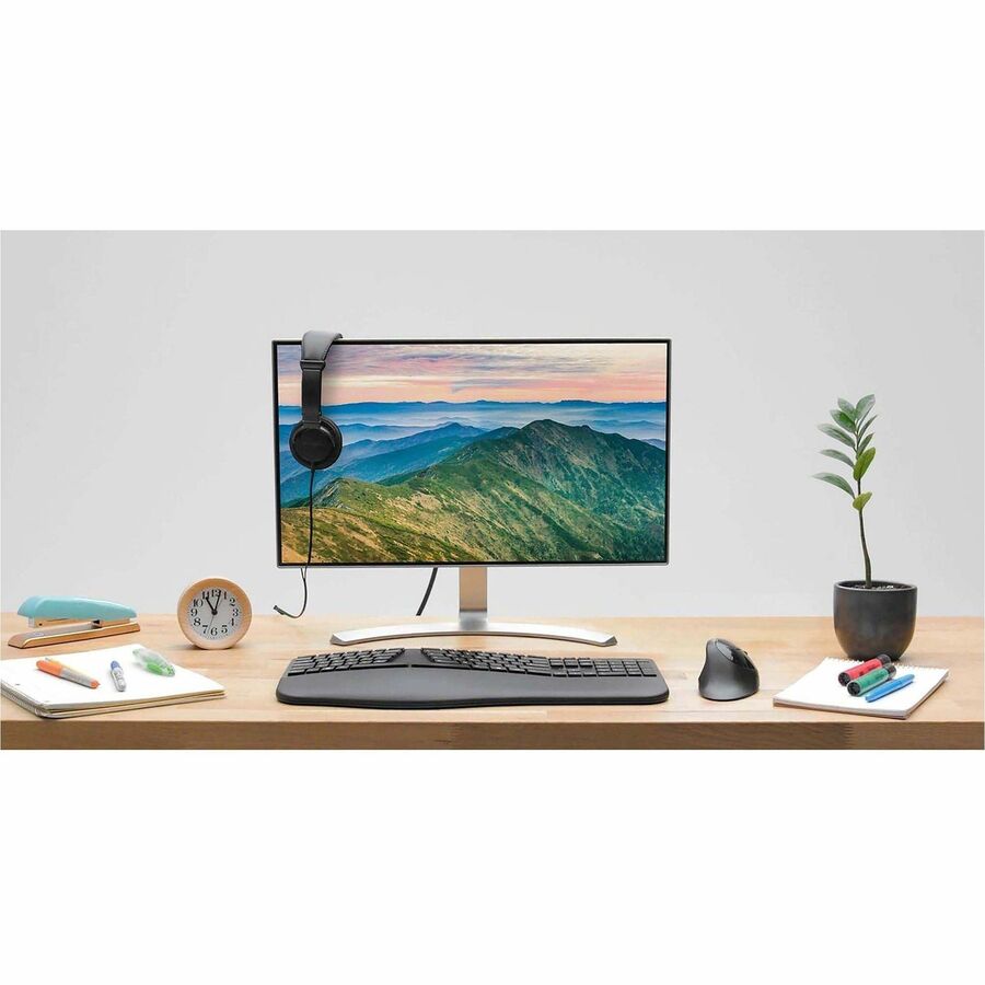 Image of Kensington® Hi-Fi Headphones, 6 ft Cord, Black