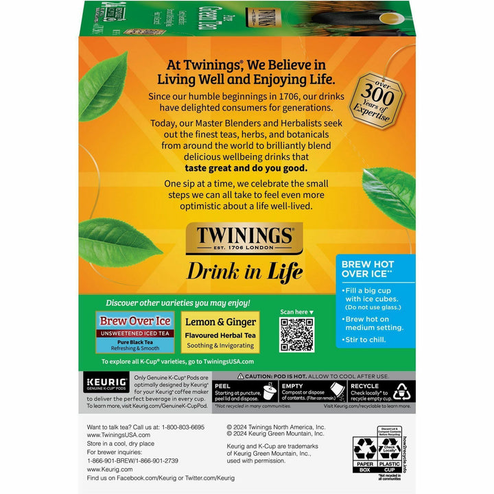 Image of Twinings of London 08759 Tea, 24 / Box
