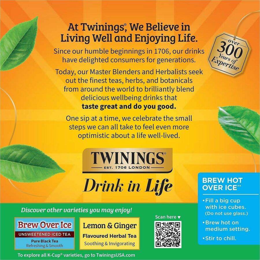 Image of Twinings of London 08759 Tea, 24 / Box
