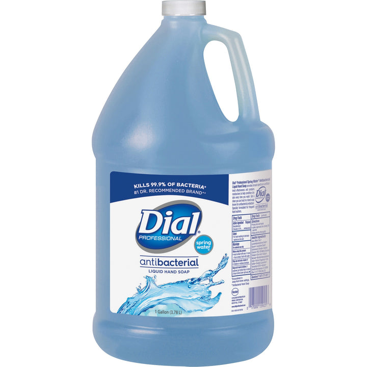 Image of Dial® Hand Soap Refill, Liquid, Antibacterial, 128 oz, 4/CT, Blue