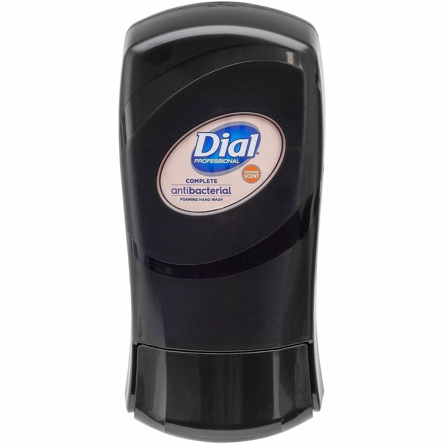 Image of Dial Professional 16619 FIT Manual Foam Soap Dispenser, Manual, 1.27 quart Capacity, Refillable, Durable, Slate, 1 Each