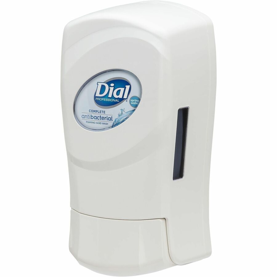 Image of Dial Professional 16656 FIT Manual Foam Soap Dispenser, Manual, 1.27 quart Capacity, Refillable, Durable, Ivory, 1 Each