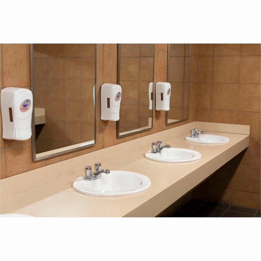 Image of Dial Professional 16656 FIT Manual Foam Soap Dispenser, Manual, 1.27 quart Capacity, Refillable, Durable, Ivory, 1 Each
