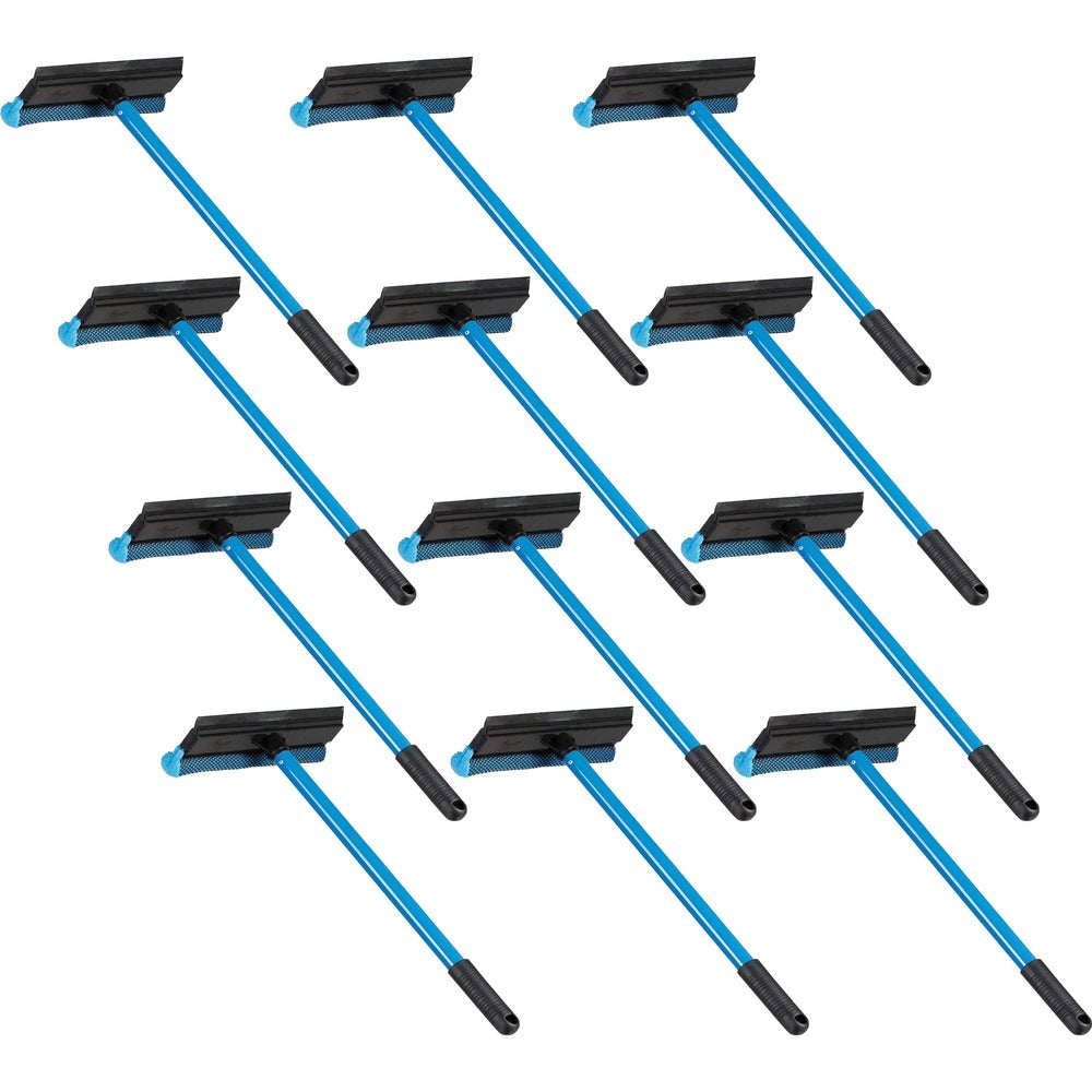Image of Ettore Products Auto Squeegee, w/Scrubber, 8"W Head, 21"L Handle, 12/CT, BE