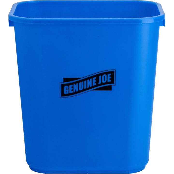 Image of Genuine Joe Recycling Wastebasket,28-1/2 Qt,14-1/2"x10-1/2"x15",12/CT,BE