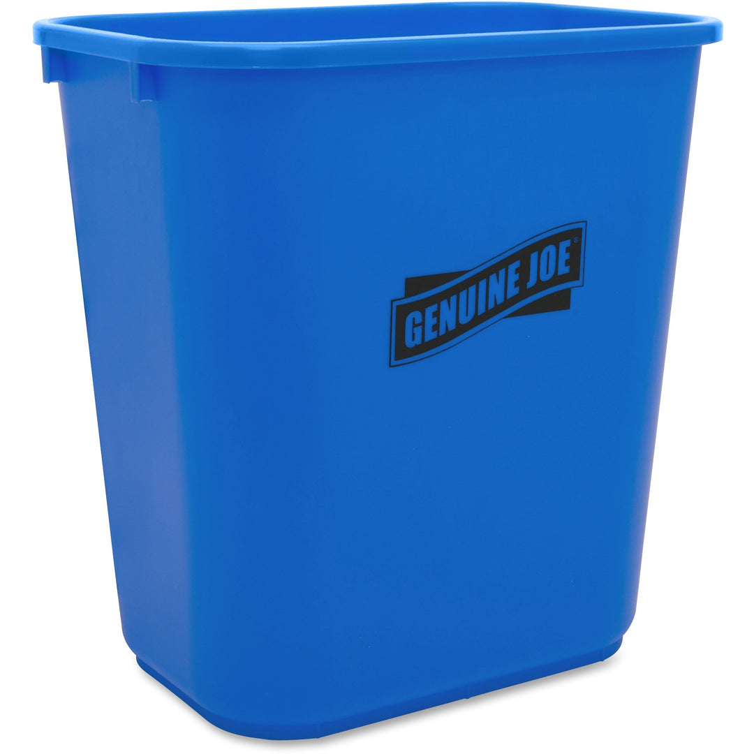 Image of Genuine Joe Recycling Wastebasket,28-1/2 Qt,14-1/2"x10-1/2"x15",12/CT,BE