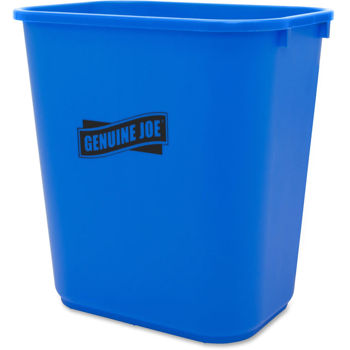 Image of Genuine Joe Recycling Wastebasket,28-1/2 Qt,14-1/2"x10-1/2"x15",12/CT,BE