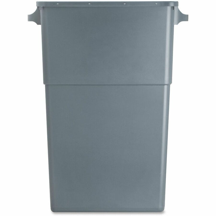 Image of Genuine Joe Waste Container, Space-Saving, 23 Gal, 20"x11"x30", 4/CT, GY