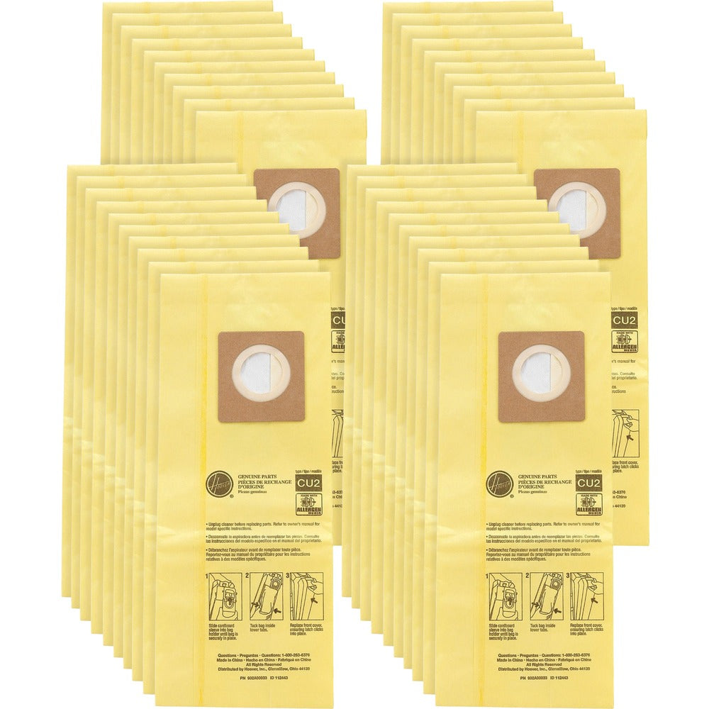 Image of Hoover® Vacuum Filter Bags,f/HushTone,Allergen,10/PK,4PK/CT,YW
