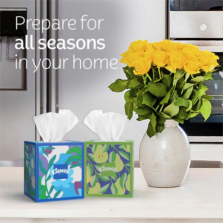 Image of Kimberly-Clark Professional Facial Tissues,2-ply,8-1/5"x8-2/5",70 Sht/BX,4/PK,WE