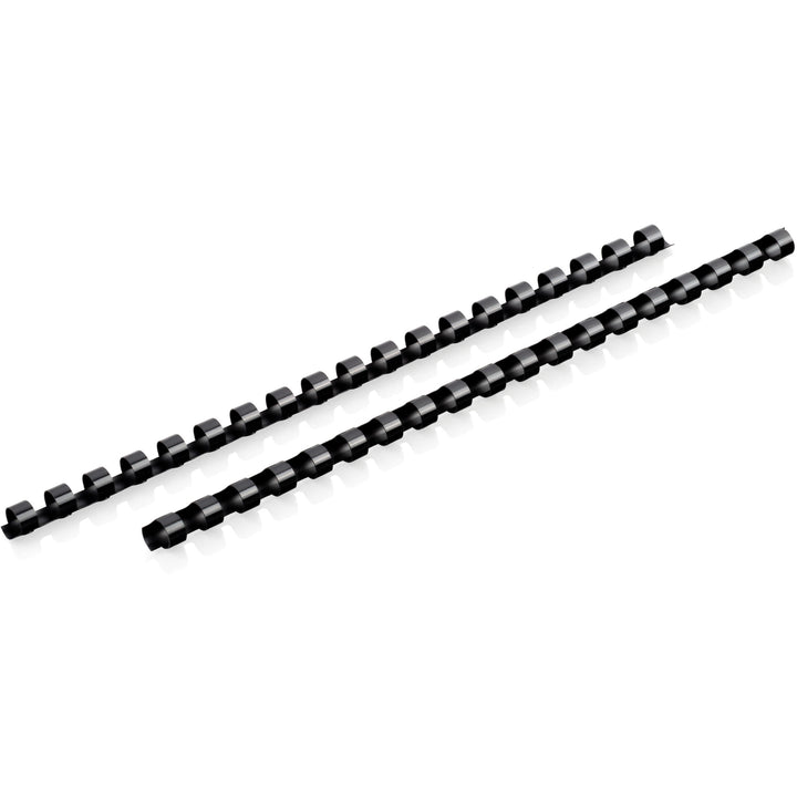 Image of Mead® Binding Spines, 19-Hole, 55-Sheet Capacity, 3/8", 125/BX, BK