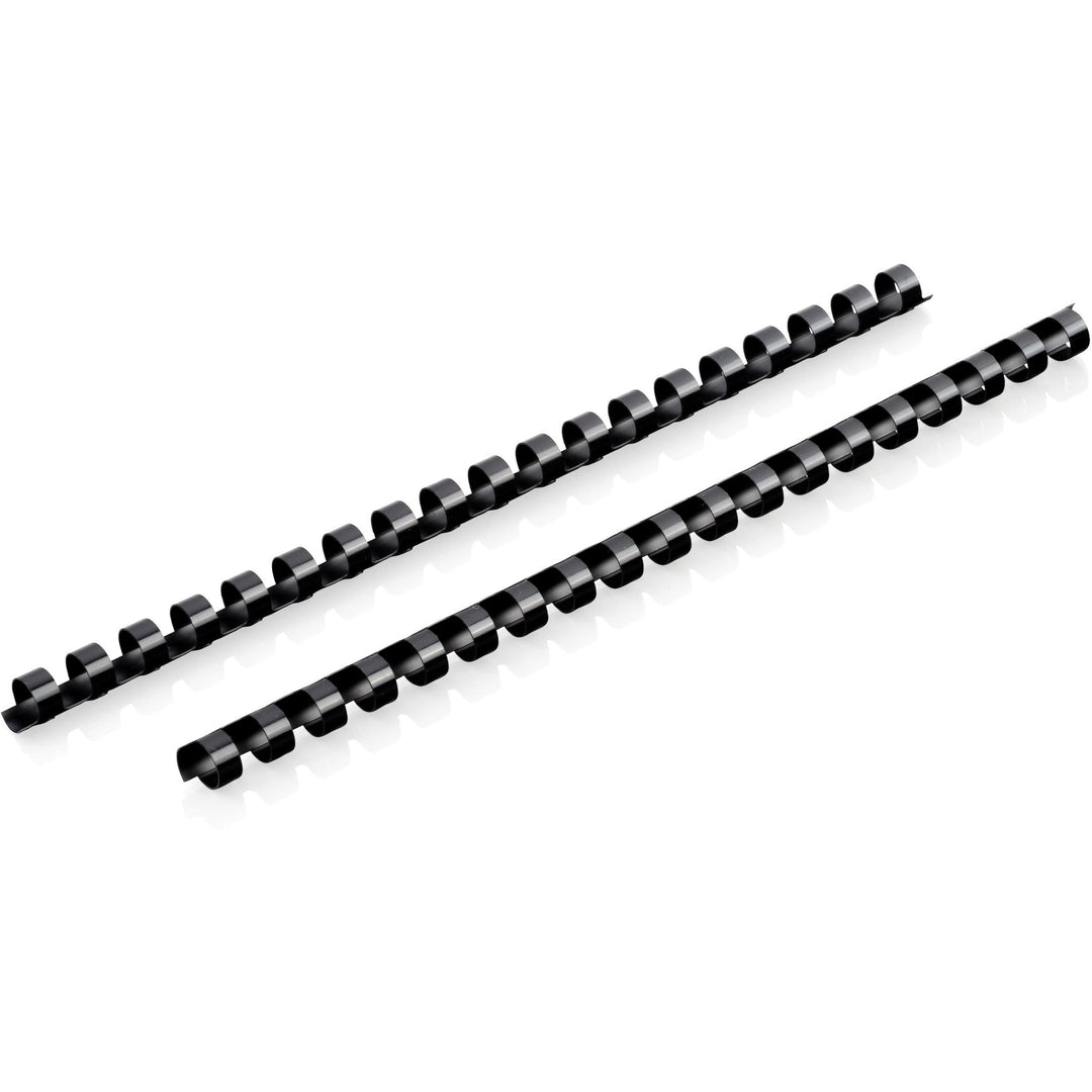 Image of Mead® Binding Spines, 19-Hole, 70-Sheet Capacity, 7/16", 125/BX,BK