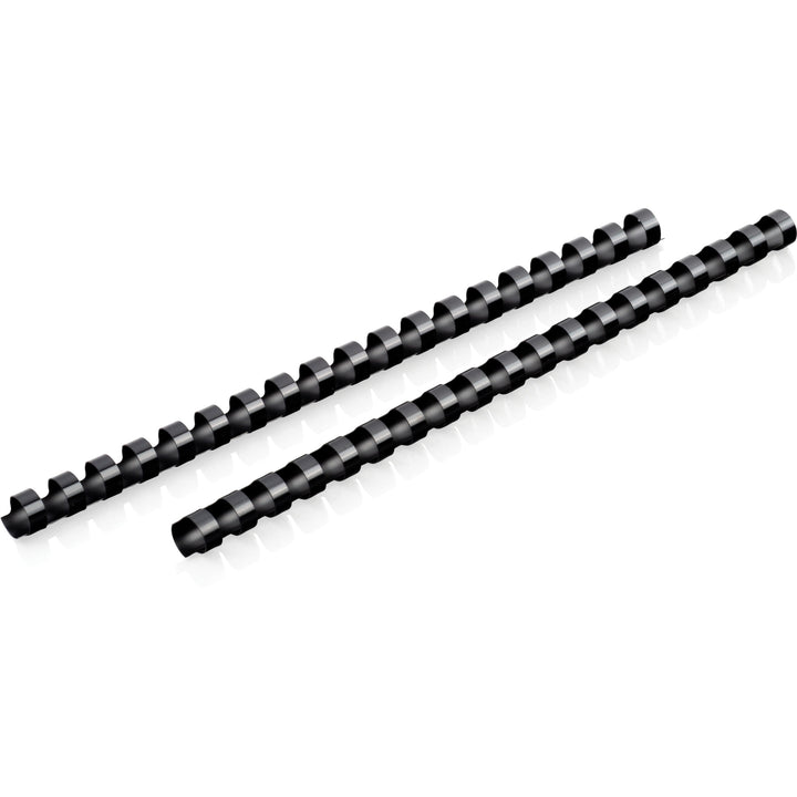 Image of Mead® Binding Spines, 19-Hole, 85-Sheet Capacity, 1/2", 125/BX, BK