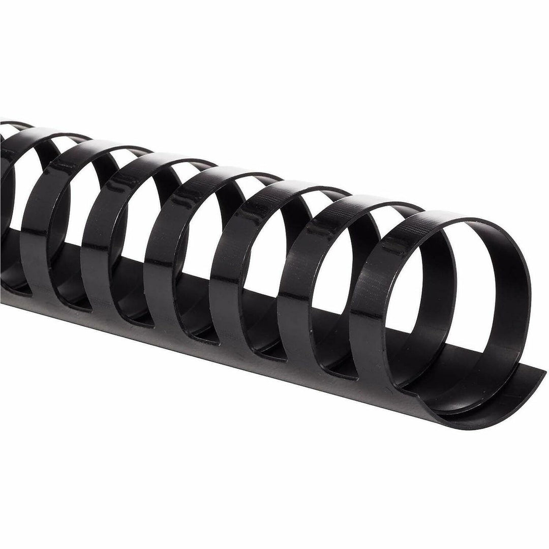 Image of Mead® Binding Spines, 19-Hole, 200-Sheet Capacity, 1", 125/BX, BK