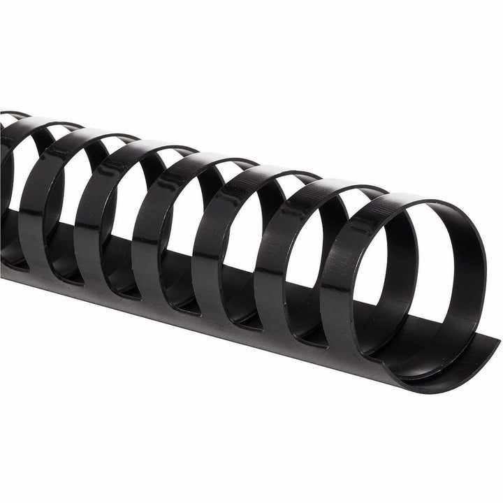 Image of Mead® Binding Spines, 19-Hole, 200-Sheet Capacity, 1", 125/BX, BK