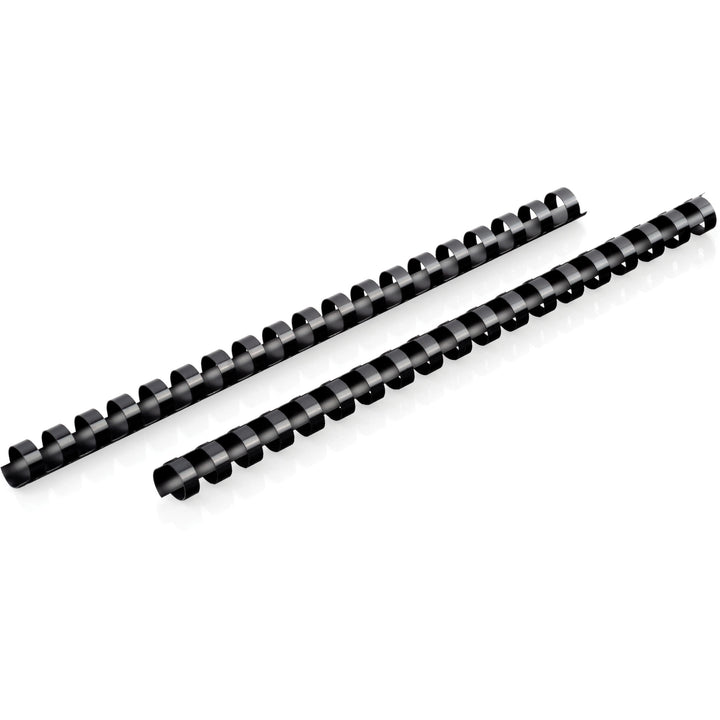 Image of Mead® Binding Spines, 19-Hole, 105-Sheet Cap, 9/16", 125/BX, BK