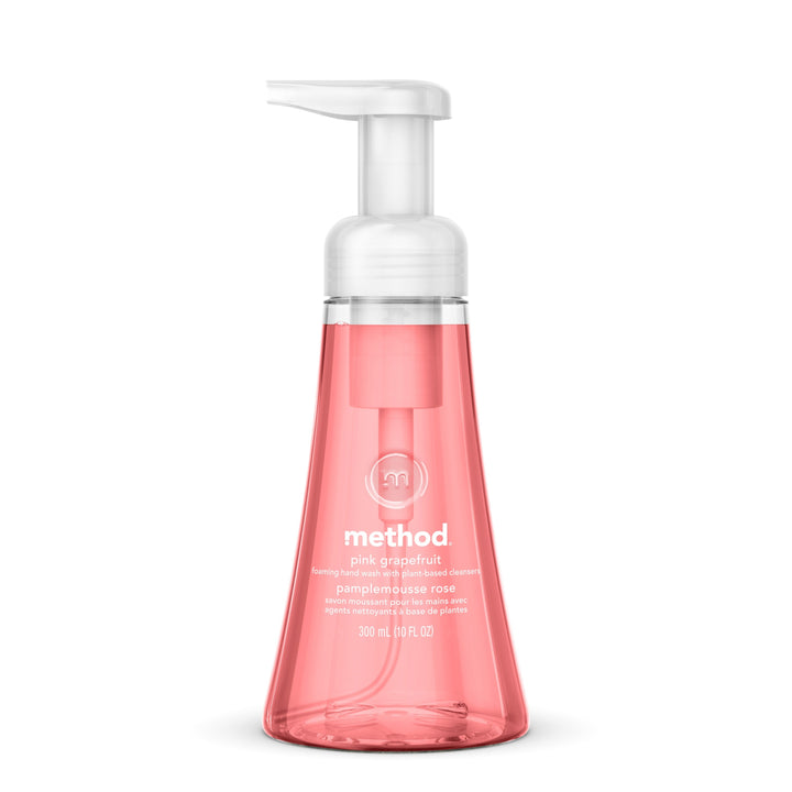 Image of Method® Handwash, Foaming, Pink Grapefruit, 10oz Pump, 6/CT, Pink