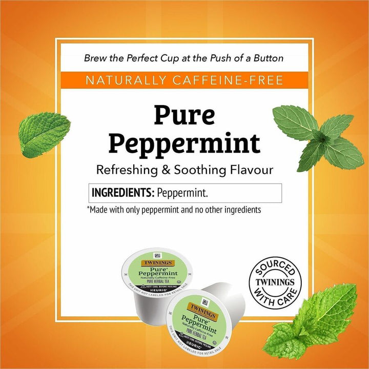 Image of Twinings of London 08760 Pure Peppermint, 0.1 oz, 24 / Box