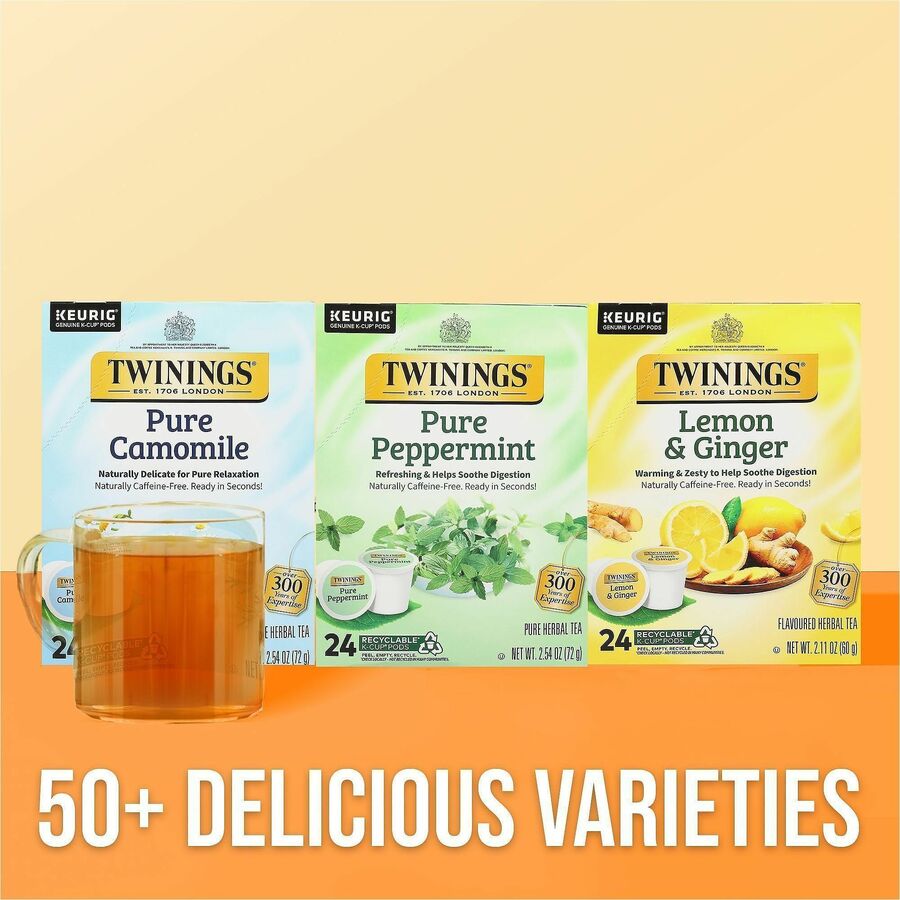 Image of Twinings of London 08760 Pure Peppermint, 0.1 oz, 24 / Box