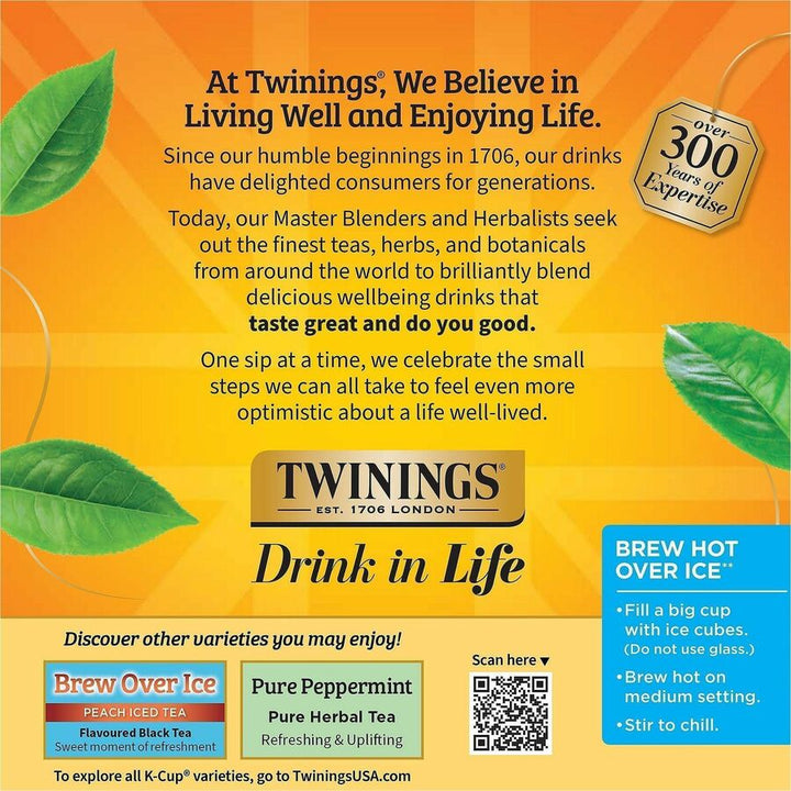 Image of Twinings of London 11019 Lemon & Ginger, 24 Cup, Decaffeinated, 24 / Box