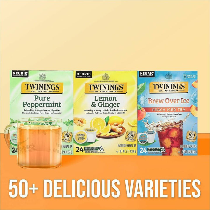 Image of Twinings of London 11019 Lemon & Ginger, 24 Cup, Decaffeinated, 24 / Box