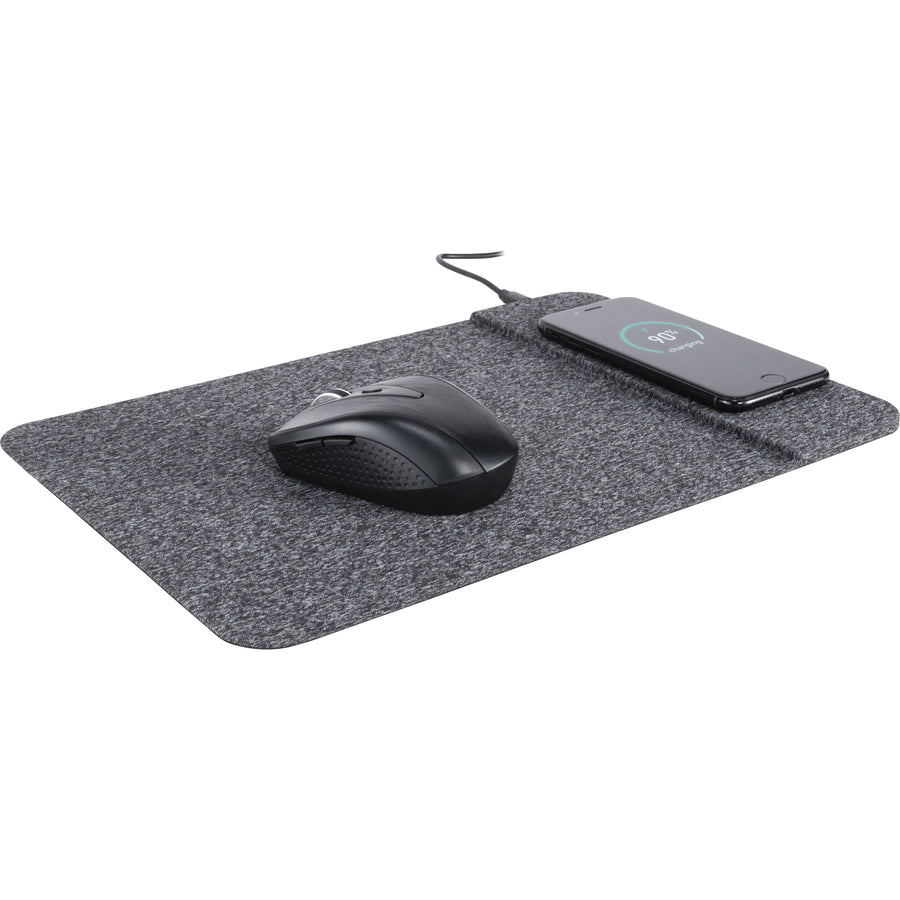Image of Allsop® Powertrack Wireless Charging Mouse Pad, 13 x 8.75, Gray