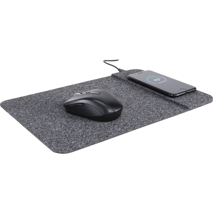 Image of Allsop® Powertrack Wireless Charging Mouse Pad, 13 x 8.75, Gray