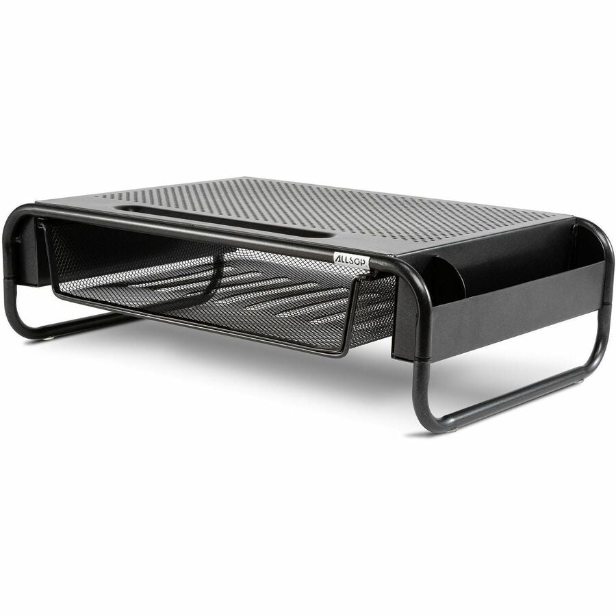 Image of Allsop® Metal Art Organizer 5 Monitor, 18" X 11.8" X 5.1", Black, Supports 30 Lbs