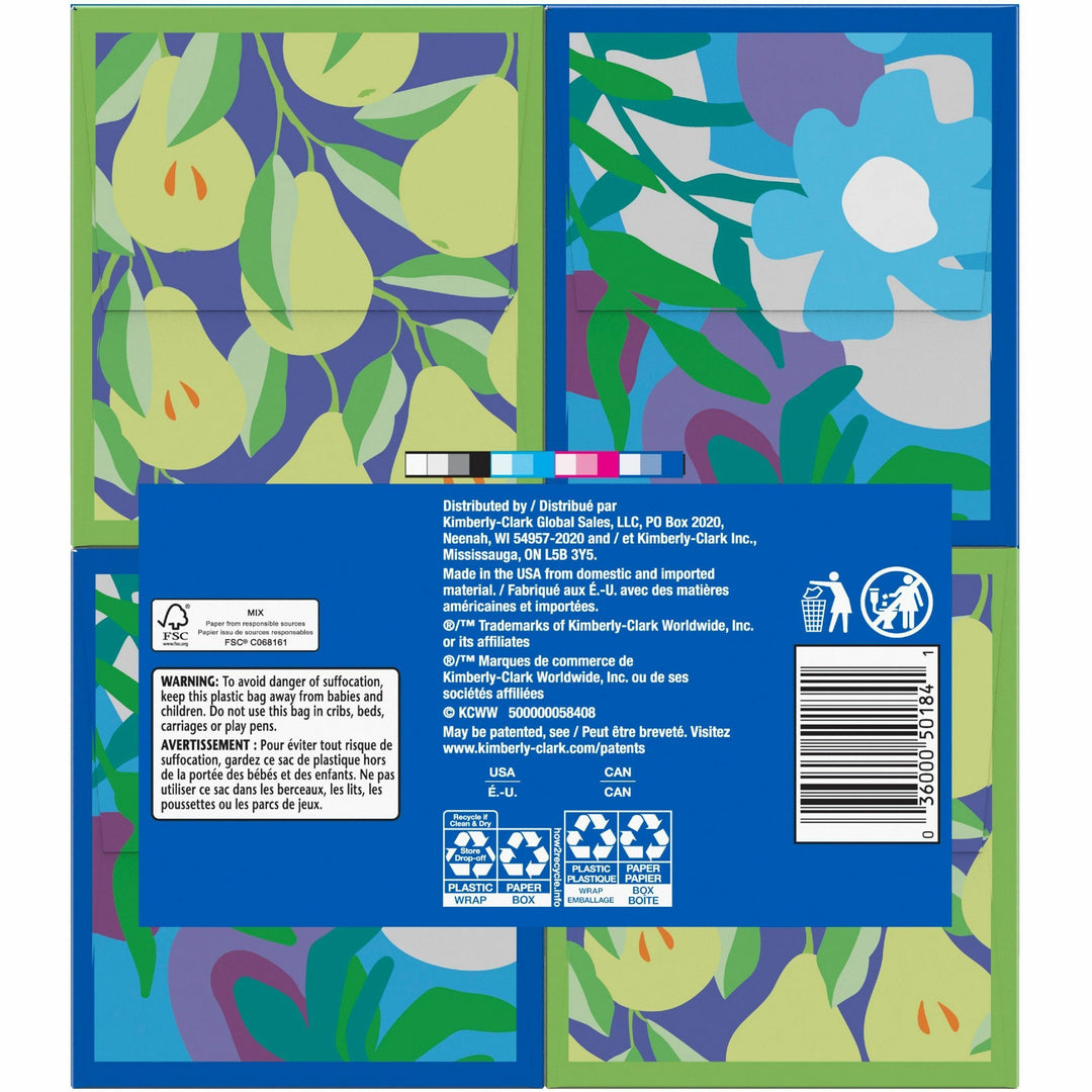 Image of Kimberly-Clark Professional Facial Tissues,2-ply,8-1/5"x8-2/5",70Sht/BX,48/CT,WE