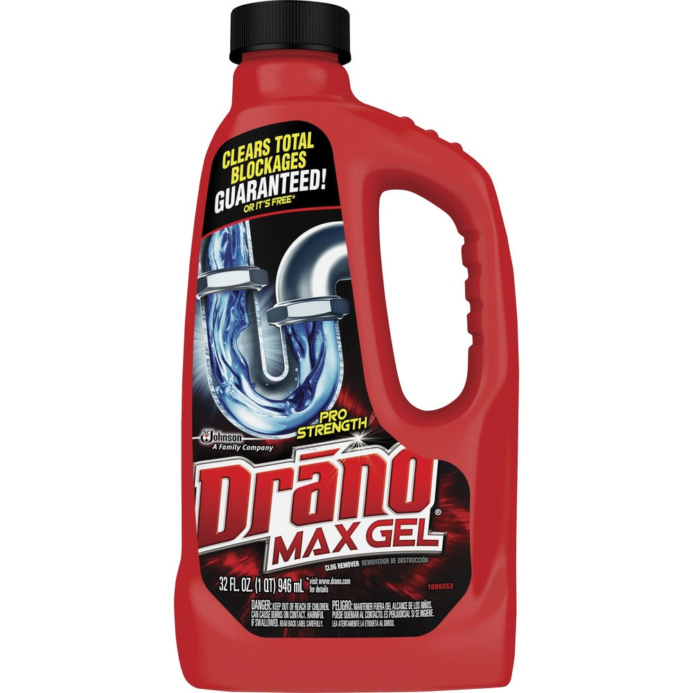 Image of S.C. Johnson Clog Remover, Max Gel, 32 fl. oz