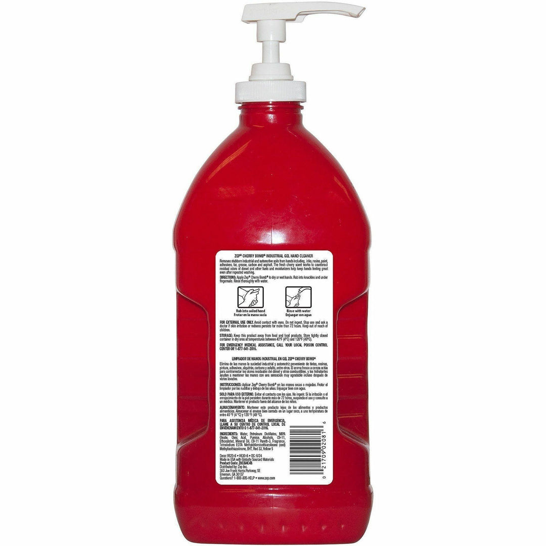 Image of Zep ZUCBHC484 Cherry Bomb Gel Hand Cleaner