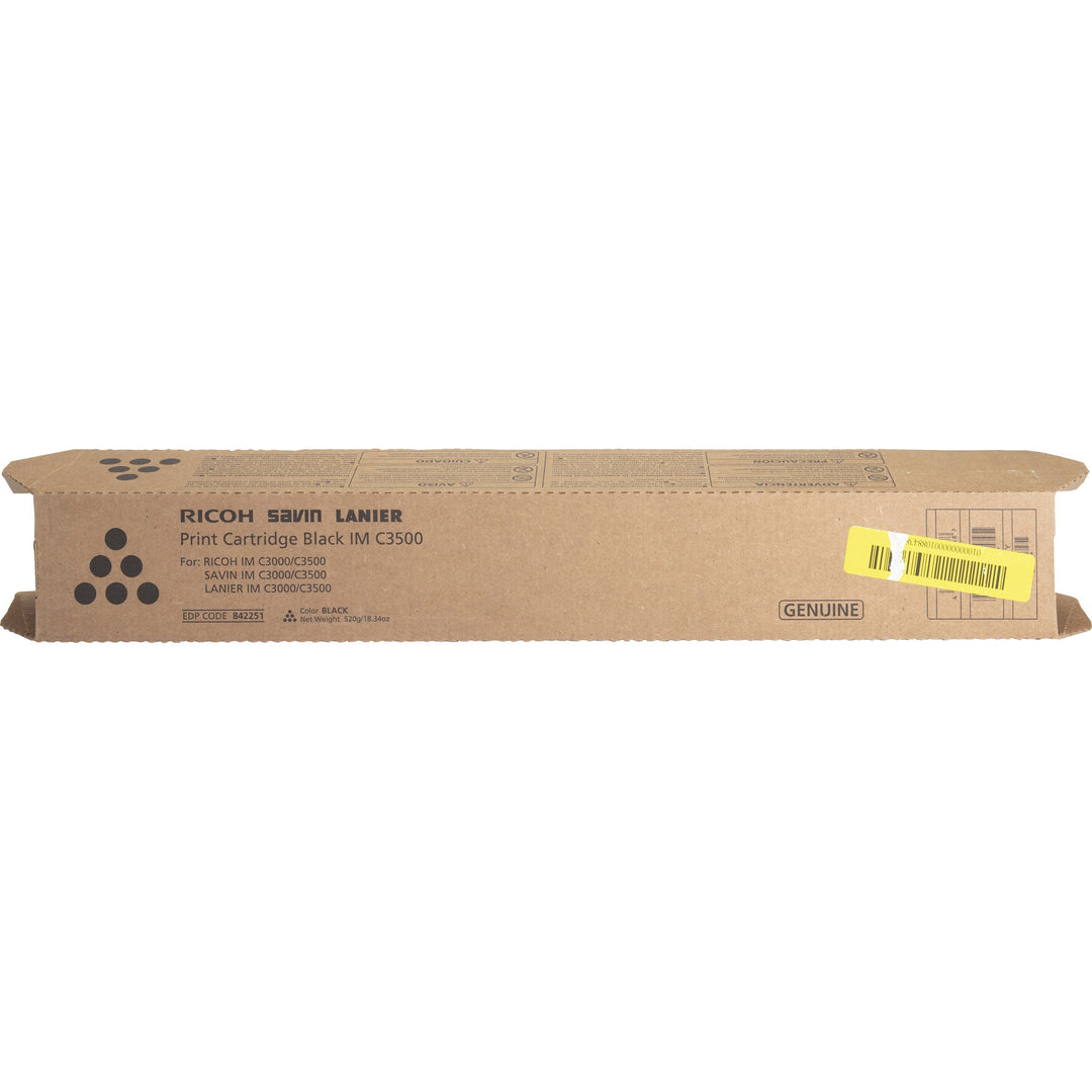 Image of Ricoh® Toner Cartridge, 3000/3500, 31,000 Yield, BK
