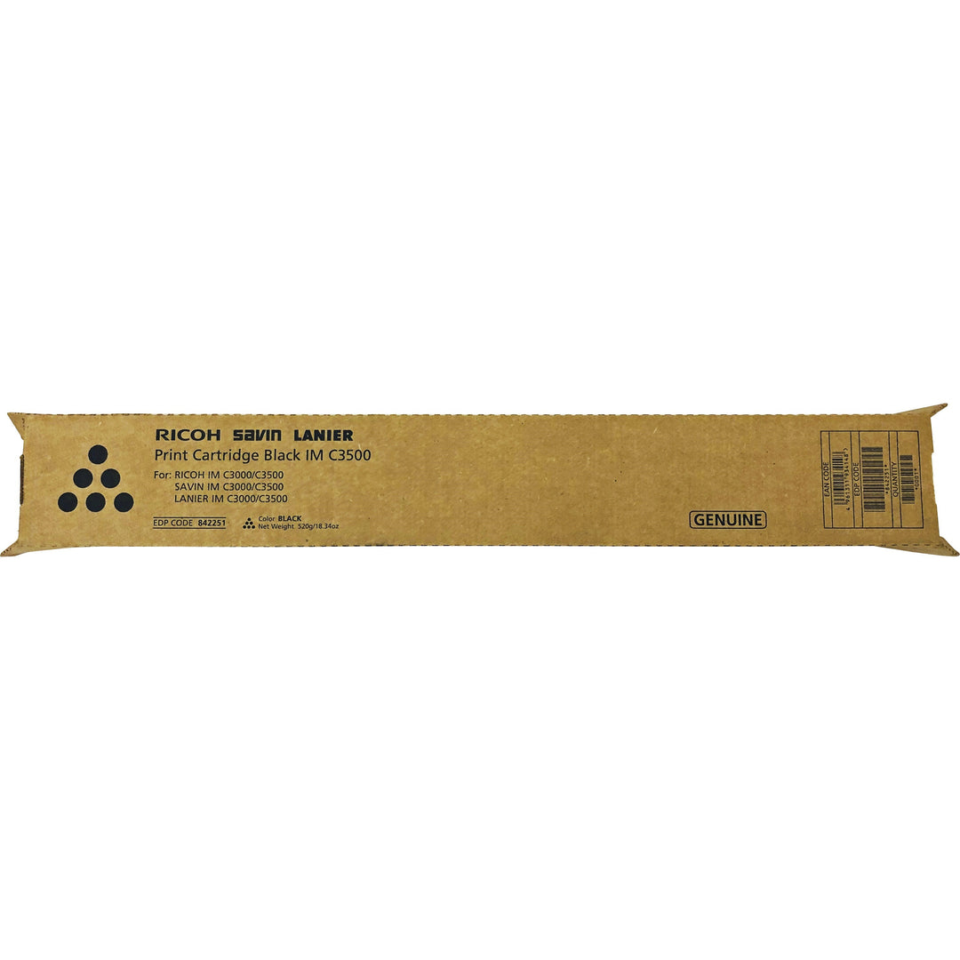 Image of Ricoh® Toner Cartridge, 3000/3500, 31,000 Yield, BK