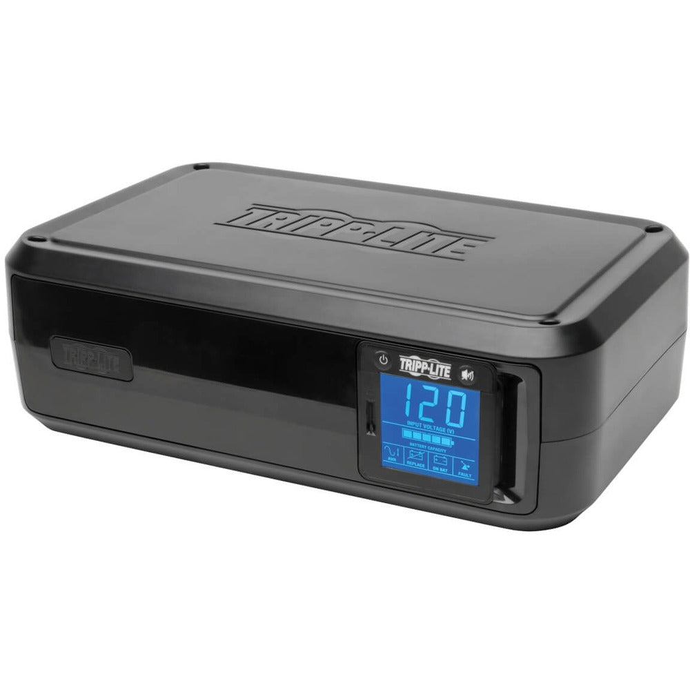 Image of Tripp Lite by Eaton UPS System,w/ Digital LCD,1000VA,1 RJ Coax/1 USB,8 Outlet,BK