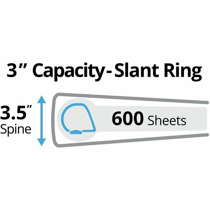 Image of Avery® 17030 Durable View 3 Ring Binder