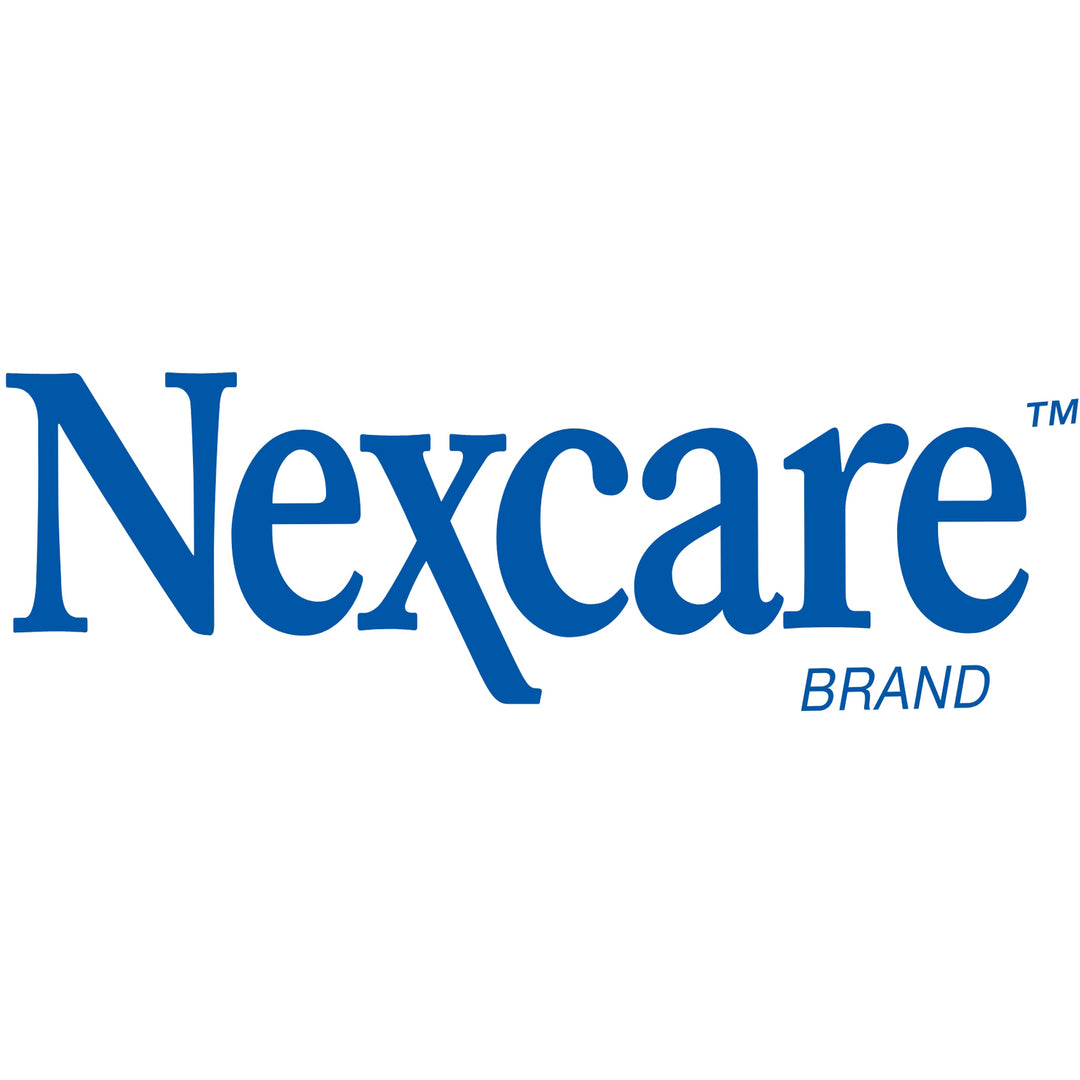 Image of Nexcare 731 Waterproof Tape, 15 ft Length x 1" Width, Aqua, Foam, Dispenser Included, Water Proof, For First Aid, 1 Each