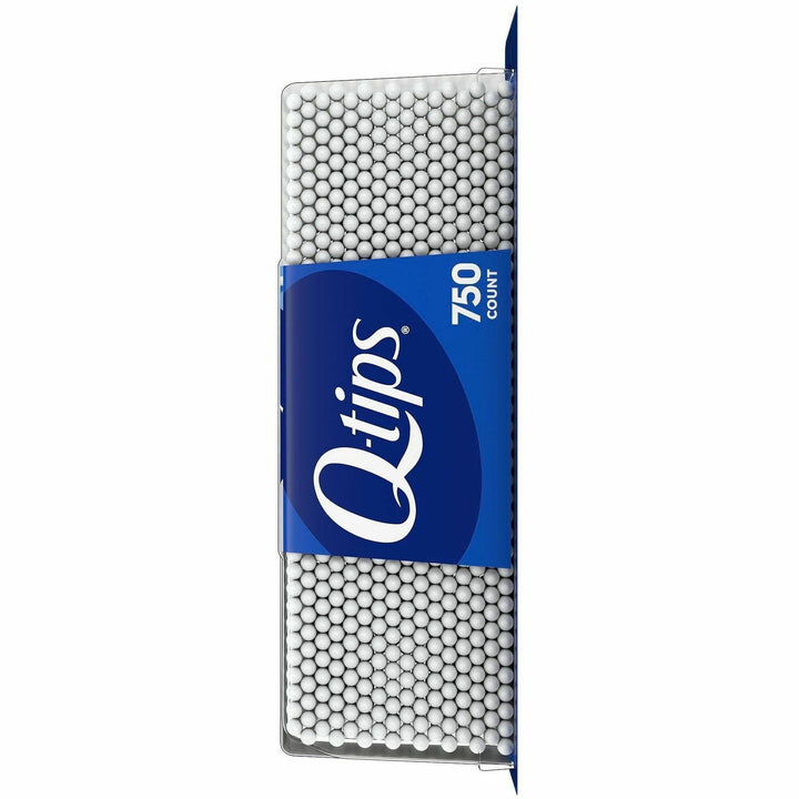 Image of Q-tips 09824 Cotton Swabs, White, Cotton, 750 / Pack