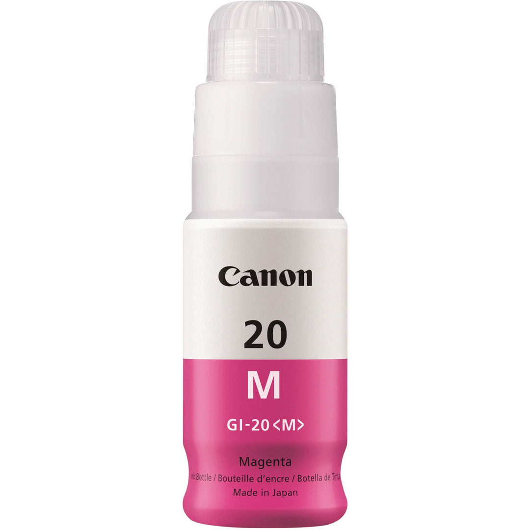 Image of Canon GI-20 MegaTank Ink, Inkjet, Magenta, 1 Each