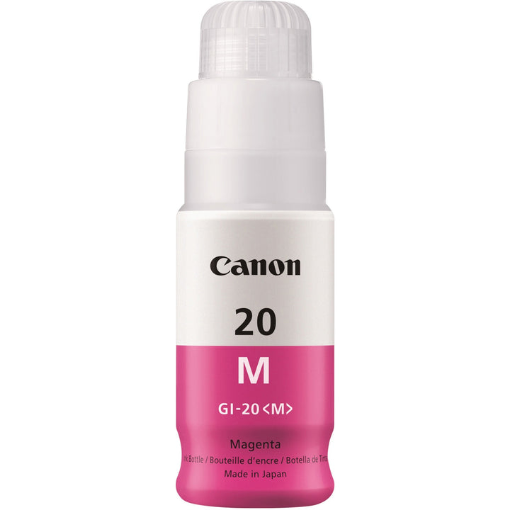 Image of Canon GI-20 MegaTank Ink, Inkjet, Magenta, 1 Each