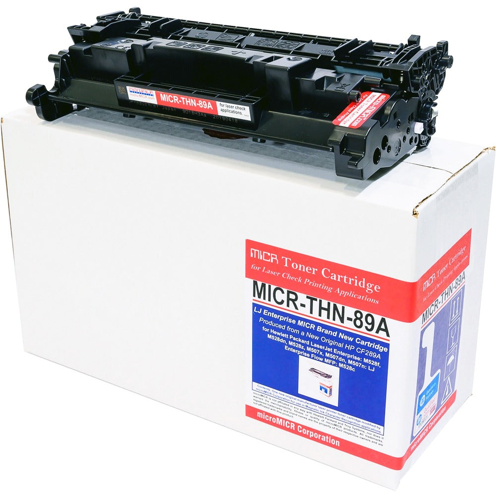 Image of MicroMICR MICR Toner Cartridge, f/HP89A, Standard Yield, BK