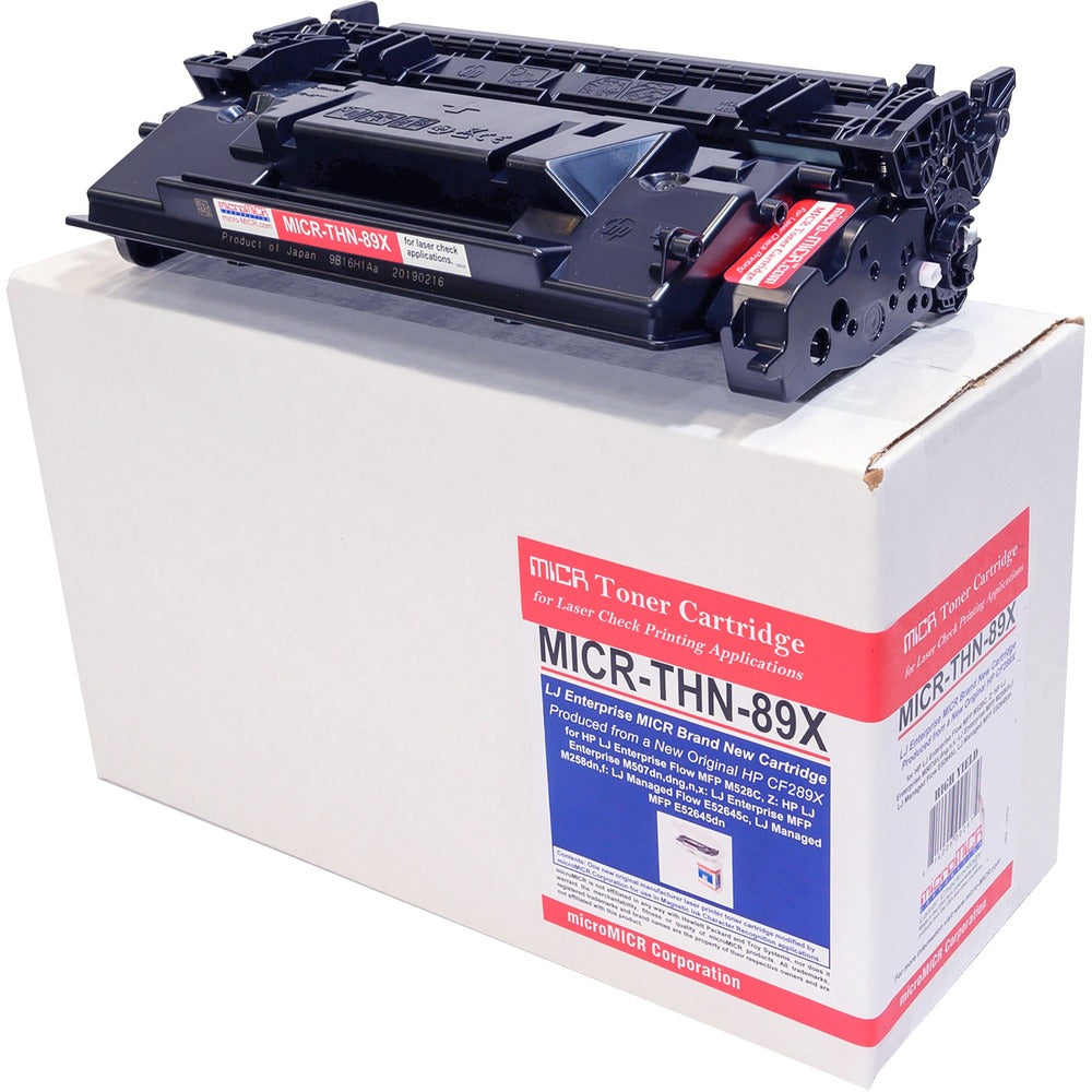 Image of MicroMICR MICR Toner Cartridge, f/HP89X, High Yield, BK
