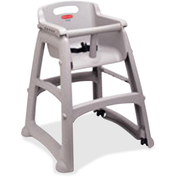Image of Rubbermaid Commercial Products High Chair, No Wheels, 23-1/2"x23-1/2"x29-3/4", Platinum