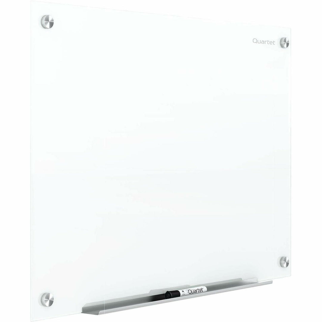 Image of Quartet® Dry-Erase Board, Glass, Frameless, 36"Wx24"L, White