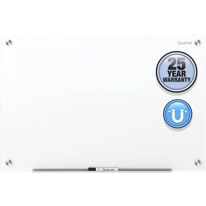 Image of Quartet® Brilliance Glass Dry-Erase Boards, 48" x 36", White Surface