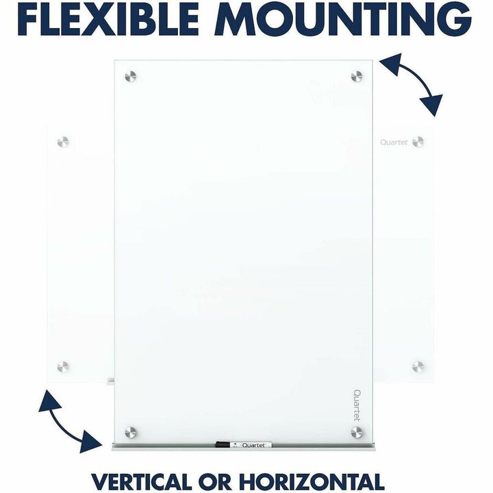 Image of Quartet® Brilliance Glass Dry-Erase Boards, 48" x 36", White Surface