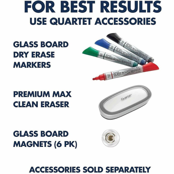 Image of Quartet® Brilliance Glass Dry-Erase Boards, 72" x 48", White Surface