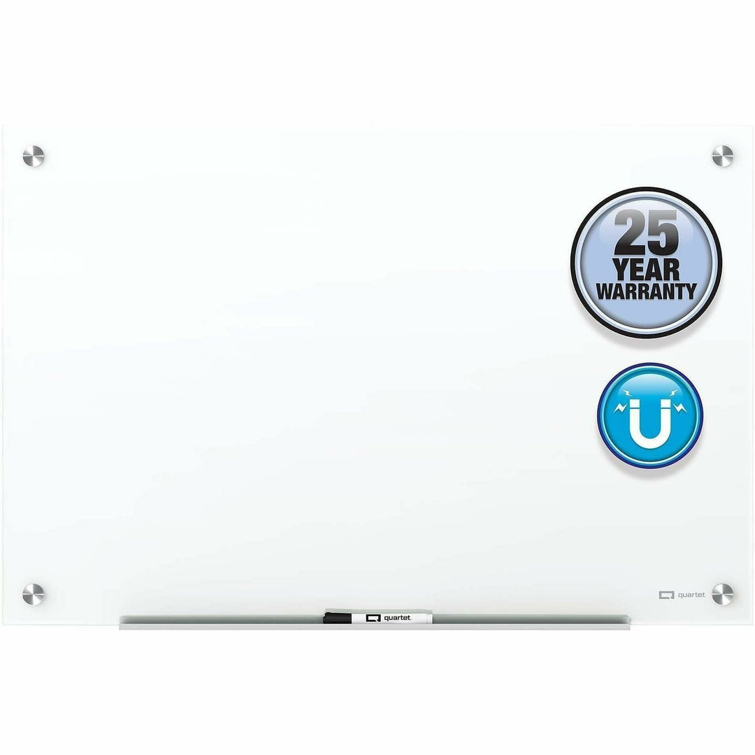Image of Quartet® Brilliance Glass Dry-Erase Boards, 96" x 48", White Surface