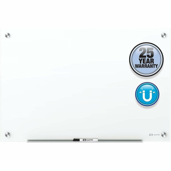 Image of Quartet® Brilliance Glass Dry-Erase Boards, 96" x 48", White Surface